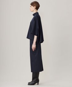 ICB 【洗える】Ｔ/Ｗブロード ハイネックブラウス