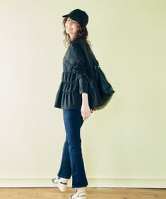 San-ai Resort（三愛水着楽園） 【WEB限定】5点セット キャップ付きUVカットタンキニ+ティアードラッシュセット水着【BeachQueen(ビーチクイーン）】