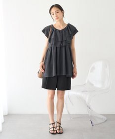 earth music&ecology ラッフルフリルワンピース