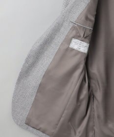 GOTAIRIKU 【CANONICO/カノニコ】サキソニーウールコットンブレンド ジャケット_グレー千鳥柄