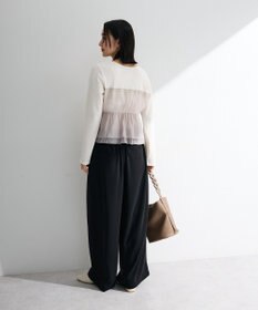 Green Parks オーガンジービスチェドッキングプルオーバー