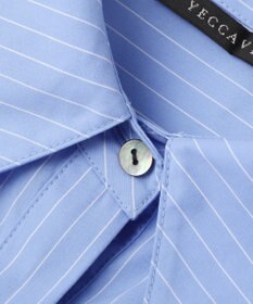 YECCA VECCA レースヘムロングシャツ