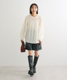 Green Parks レザーショートパンツ