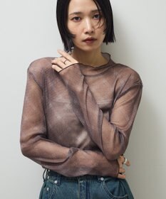 Green Parks シアー柄プルオーバー