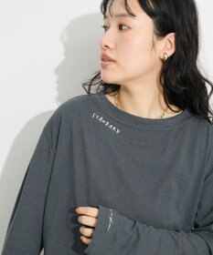 CRAFT STANDARD BOUTIQUE ラメ天竺刺繍ロンTEE