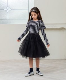 組曲 KIDS 【110-140㎝】パフスリーブ トップス