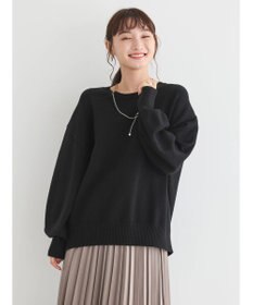 AMERICAN HOLIC バイパチ袖ボリュームニットプルオーバー　