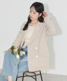 earth music&ecology ダブルテーラードジャケット