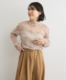 Green Parks シアー柄プルオーバー