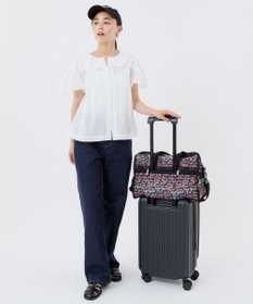 LeSportsac DELUXE MED WEEKENDER/NYCスクリプトブラック