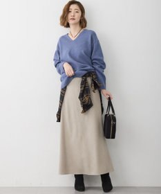 23区 【見上愛さんコラボカラー/VERY掲載】カシミヤブレンド Vネック ニット