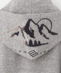 JOSEPH ABBOUD MOUNTAIN 【UNISEX】OGパイルエンブロイダイリー パーカー