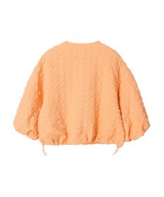 earth music&ecology シャーリングタックスリーブブルゾン