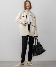 23区 S 【見上愛さん着用/洗える】シアービエラ ボウタイ ブラウス