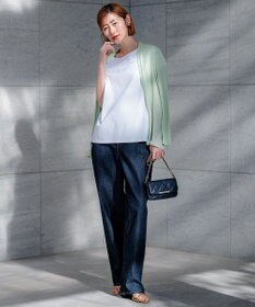 23区 L 【新色追加/UVケア/接触冷感】マルチ機能 シアー ショート カーディガン