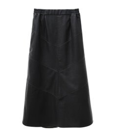 Green Parks ■ESCAR ヴィンテージ調エコレザースカート
