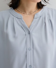 Green Parks 袖プリーツブラウス