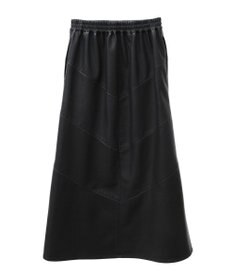 Green Parks ■ESCAR ヴィンテージ調エコレザースカート