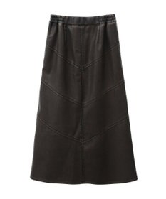 Green Parks ■ESCAR ヴィンテージ調エコレザースカート
