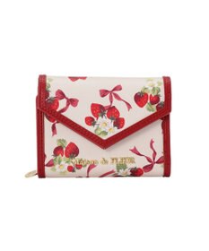 Maison de FLEUR いちご柄ウォレット