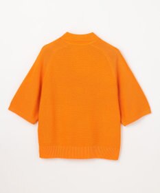 ANY L アクリルガーターポロ衿ニット