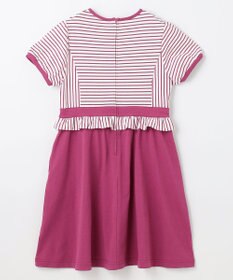 組曲 KIDS 【150-160㎝】マリンボーダー ワンピース