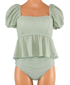 San-ai Resort（三愛水着楽園） 【SALE】パフスリーブビキニ　9M　【San-ai Resort（サンアイリゾート）】