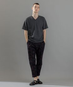 JOSEPH HOMME 新素材【清涼感】メランジクロスジャージー　Vネック半袖カットソー