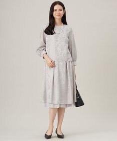 自由区 【セットアップ対応・洗える】オパールプリント ブラウス