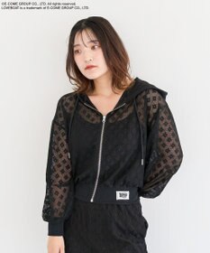 Green Parks ■ＬＯＶＥＢＯＡＴ　フラワーメッシュパーカー