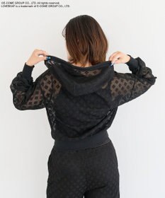 Green Parks ■ＬＯＶＥＢＯＡＴ　フラワーメッシュパーカー