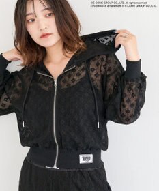 Green Parks ■ＬＯＶＥＢＯＡＴ　フラワーメッシュパーカー