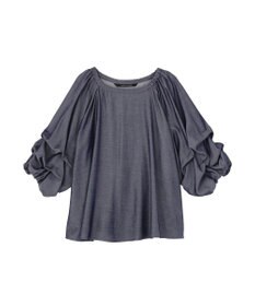 YECCA VECCA ホイップスリーブブラウス