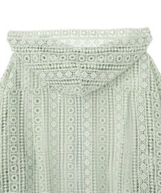 AMERICAN HOLIC 【先行予約】幾何学レースフードシャツ