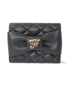 Maison de FLEUR キルティングFリボンウォレット