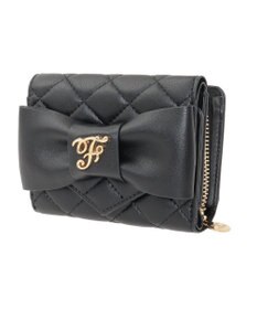 Maison de FLEUR キルティングFリボンウォレット