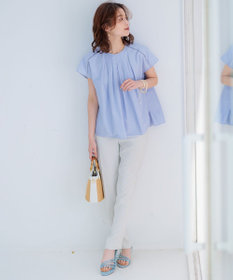 23区 S 【洗える】シャルマンエンブロイダリー Tブラウス