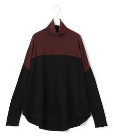 ICB 【洗える】 ヴィスコースワイド タートルネックプルオーバー