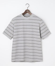 JOSEPH ABBOUD 【エコ素材和紙使用・日本素材を日本縫製 ・軽量・通気性】和紙フライスボーダーＴシャツ