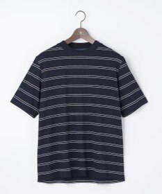 JOSEPH ABBOUD 【エコ素材和紙使用・日本素材を日本縫製 ・軽量・通気性】和紙フライスボーダーＴシャツ