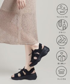 steppi 【一部店舗限定 / 洗える】厚底 スポーツサンダル