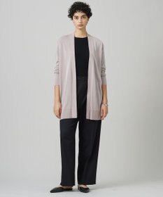 ICB L 【CLASSY.1月号掲載・洗える】ハイゲージリブベーシック プルオーバーニット