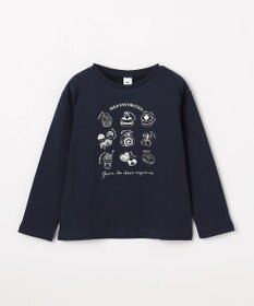 ANY KIDS 【一部店舗/WEB限定】【綿100%】プリント 長袖Tシャツ