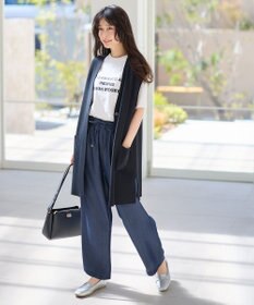 ANY L ロングニットジレ