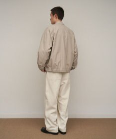 ATON LIGHT TC GABARDINE | ウォッシュドハリントンジャケット - UNISEX