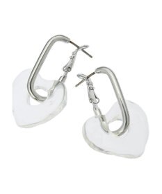 Green Parks ・ＨＡＬＦ　ＴＩＭＥ　ラフデザインクリア２ＷＡＹピアス