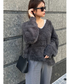 Green Parks フェザーＶネックニットプルオーバー