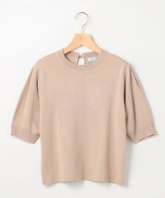 組曲 【先行予約】シアー ニット５分袖 プルオーバー