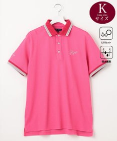23区GOLF 【MEN】【キングサイズ/UVケア/吸水速乾】ハニカムカノコ 半袖ポロシャツ