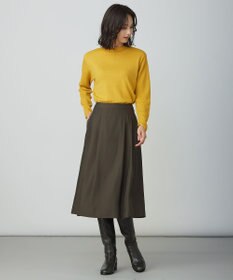 J.PRESS LADIES L CUPRAツイル タック スカート